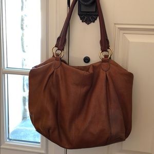 J Crew Leather Hobo Bag